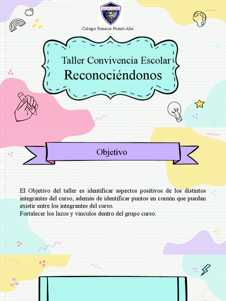 Taller de Convivencia Escolar en Renacer | PDF | Relaciones personales ...