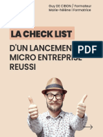 Check-List de La Micro-Entreprise