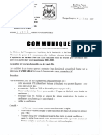Communique Ingeniorat Burkina 2022-2023