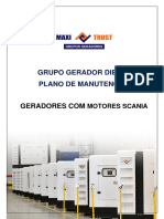 Manutenção preventiva de geradores diesel em