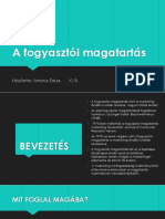 A Fogyasztói Magatartás