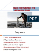 Managing Organisation and Managerial Roles