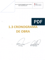 1.3 Cronograma