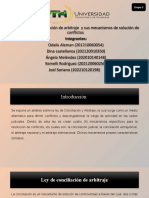 Ley de Conciliación de Arbitraje y Sus Mecanismos de Solución de Conflictos