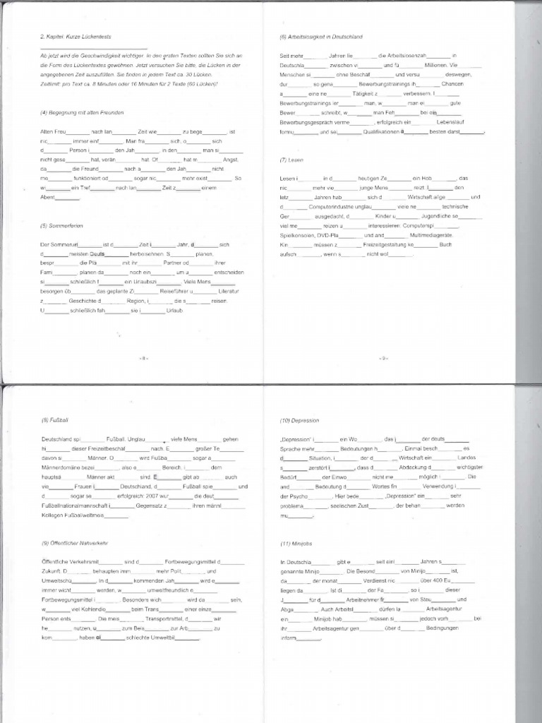 Mut Zur Lücke B1 Kurz PDF