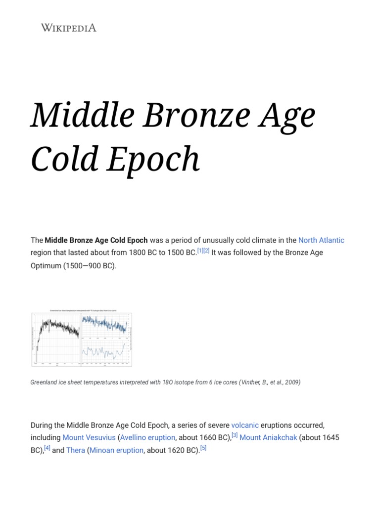 Middle Bronze Age Cold Epoch Wikipedia PDF