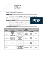 M.J. Mohamed Noorullah's Resume for Creative & Technical Career