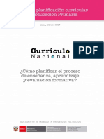 Cartilla de Planificación Curricular_cómo Planificar El Proceso de Enseñanza, Aprendizaje y Evaluación Formativa