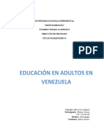 Desarrollo de La Educacion en Adultos Ary