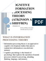 Cognitive Information Processing Theory (Atikson and Shiffrin