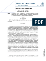 Ley Orgánica de protección de datos personales tratados para fines penales