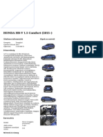 Autókatalógus - HONDA HR-V 1.5 Comfort (5 Ajtós, 130.56 LE) (201