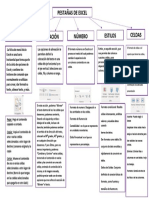 Pestañas de Excel Inicio Alineación Número Estilos Celdas