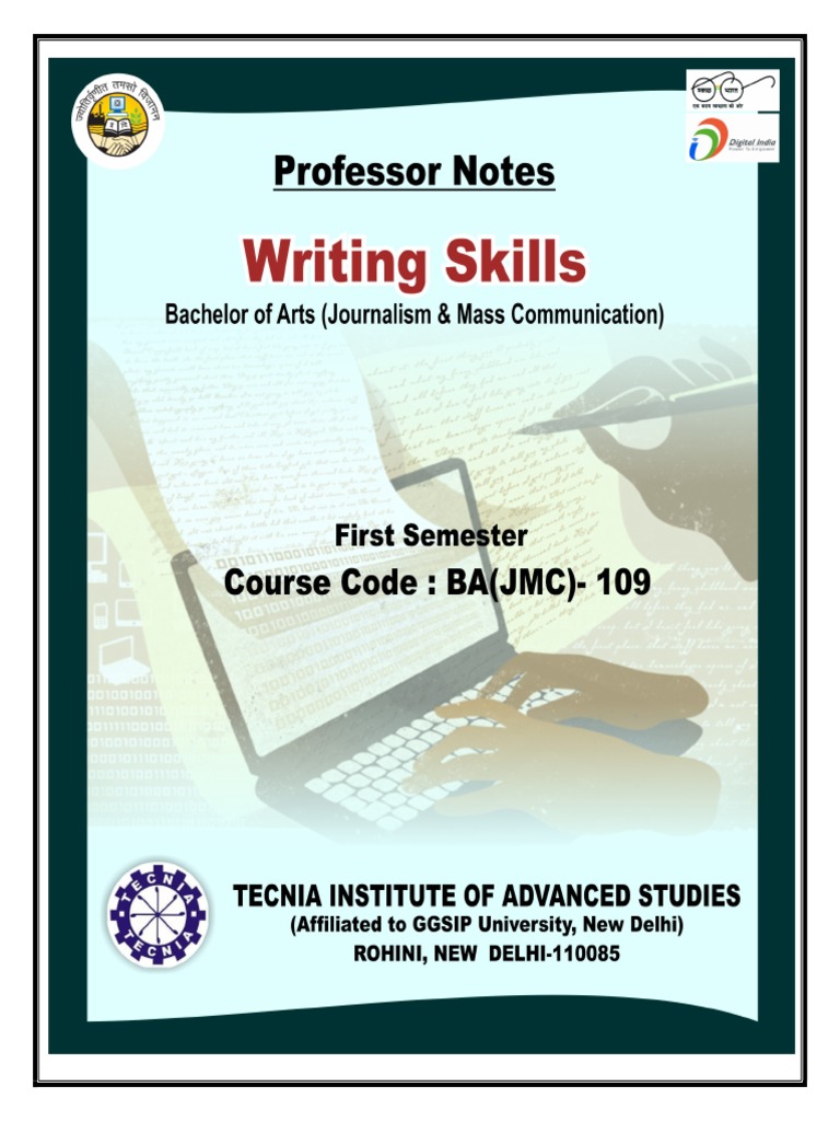 writing-skills-notes-unit-i-pdf-narrative-technical