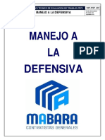 Manejo defensivo vehículos