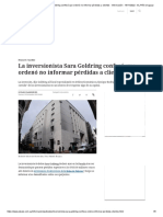 La Inversionista Sara Goldring Confesó Que Ordenó No Informar Pérdidas A Clientes - Información - 18-11-2022 - EL PAÍS Uruguay