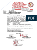 Surat Undangan Sambutan Ketum PC IMM Kota Semarang - SERTIJAB 2022