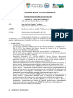 Informe N°070 - Eie - JLPF - Ugel-M - Verificacion in Situ de Instalacion de Modulo Prefabricado