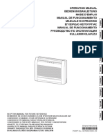 Fujitsu AGYG09LVCA Operational Manual