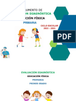 Instrumento Evaluación Diagnóstica Educación Física Primaria 2022