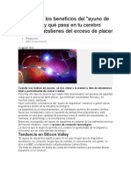 Cuáles Son Los Beneficios Del Ayuno de Dopamina y Qué Pasa en Tu Cerebro Cuando Te Abstienes Del Exceso de Placer