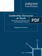 Stephanie Schnurr - Leadership Discourse at Work - Interactions of Humour, Gender and Workplace Culture (2009)