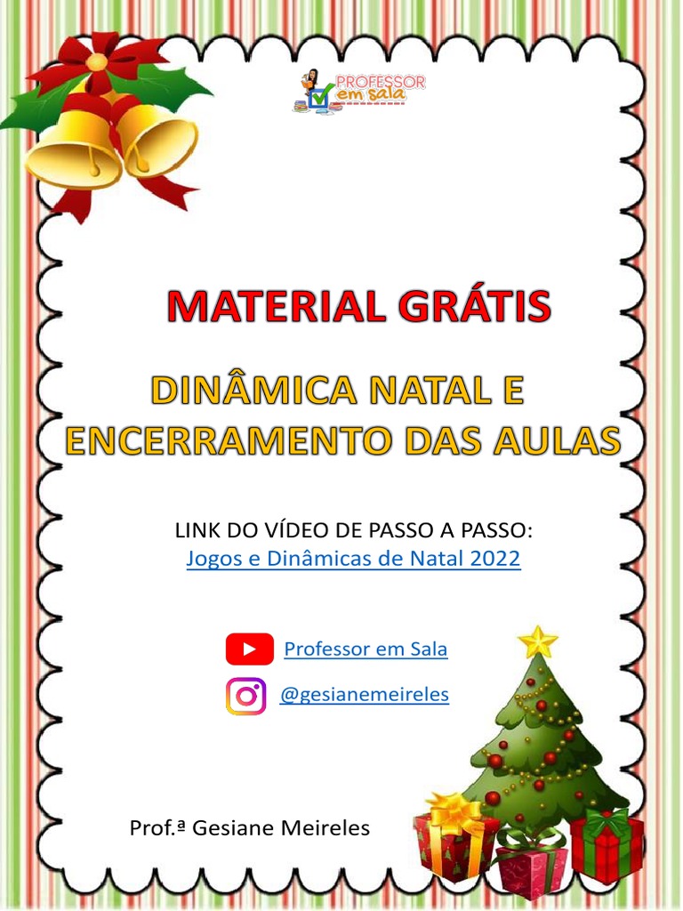 Plaquinhas Dinâmica Natal | PDF