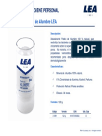 Desodorante Piedra de Alumbre LEA: Productos de Higiene Personal