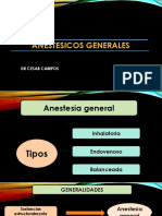 Clase 04 Anestesicos Generales