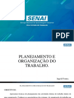 Planejamento e organização do trabalho