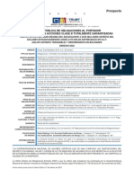 Prospecto Oferta Pública de Obligaciones Al Portador Convertibles en Acciones Clase B Totalmente Garantizadas Grupo Trust Mediatico 2014, C.A.