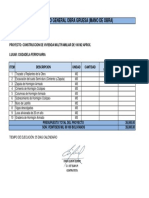 Presupuesto Mano de Obra Ciudadela Ferroviaria