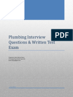Aramco Plumbing Interview Questions