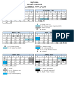 Calendário 2022 - 3º Ano