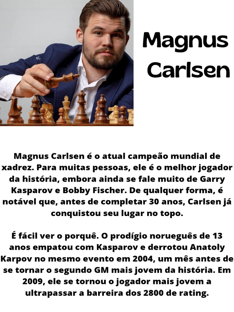 Magnus carlsen vs Kasparov 2004 