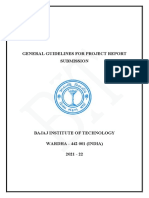 Guidelines - Inhouse Final Year Project Report-Format