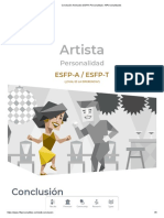 Conclusión Animador (ESFP) Personalidad - 16personalidades