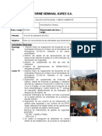 Informe Semanal 19-25 de Setiembre Del 2021