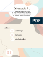 Kelompok 4 Morfologi, Sintaksis Dan Morfosintaksis