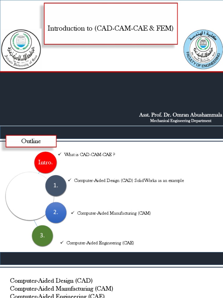1 Introduction To CAD CAM CAE | PDF