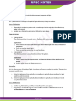 UPSC NOTES - S&T Optics