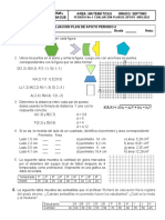 Evaluación Plan de Apoyo 4P Matematicas Septimo