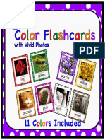 Color Flashcards With Real Pictures