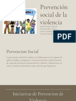 Presentacion Sobre Prevención Psicosocial de La Violencia