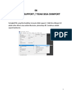 File Tidak Support (Tidak Bisa Diimport) Di Adobe