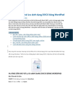 Hướng Dẫn Mở Và Lưu Định Dạng DOCX Bằng WordPad