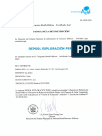 Constancia Inscripcion Repsol Perú