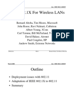 Ieee 802.1X For Wireless Lans