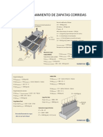 Predimensionamiento de Zapatas Corridas