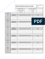 Act Registro Desinfección de Instalaciones (Rev. 00)